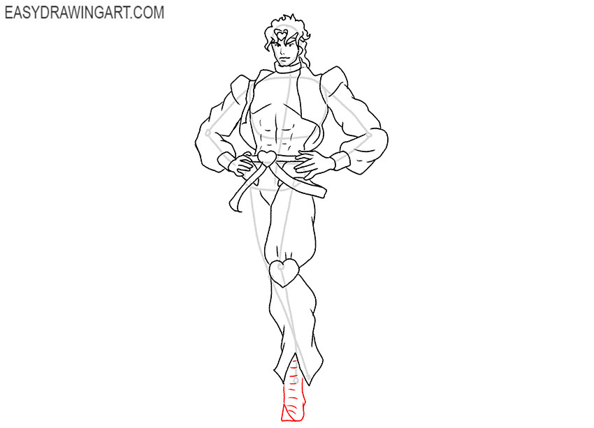 realistic Dio drawing