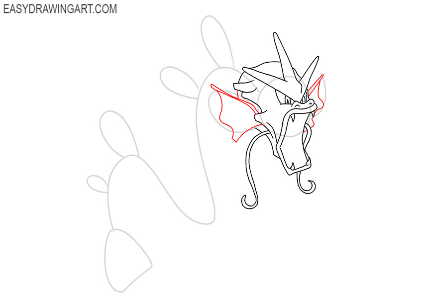 how to draw gyarados art hub