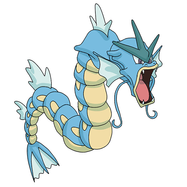 How to Draw Gyarados - Easy Drawing Art