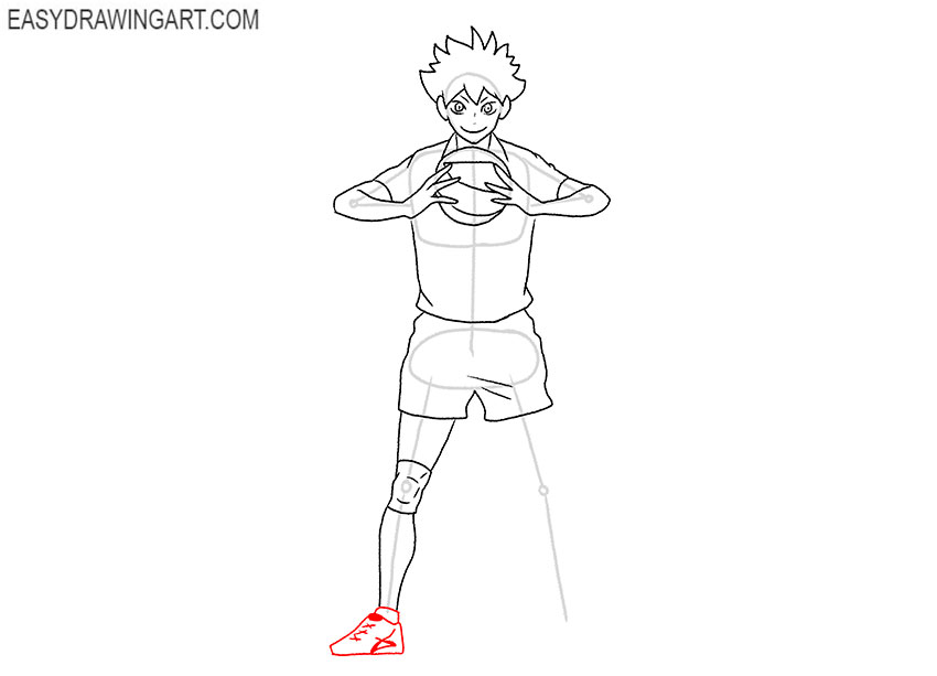 hinata shoyo drawing