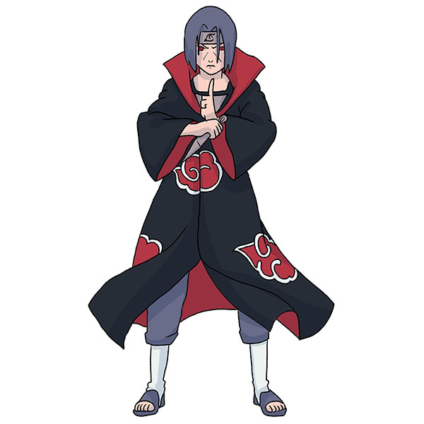 Uchiha Itachi Drawing Tutorial - How to draw Uchiha Itachi step by