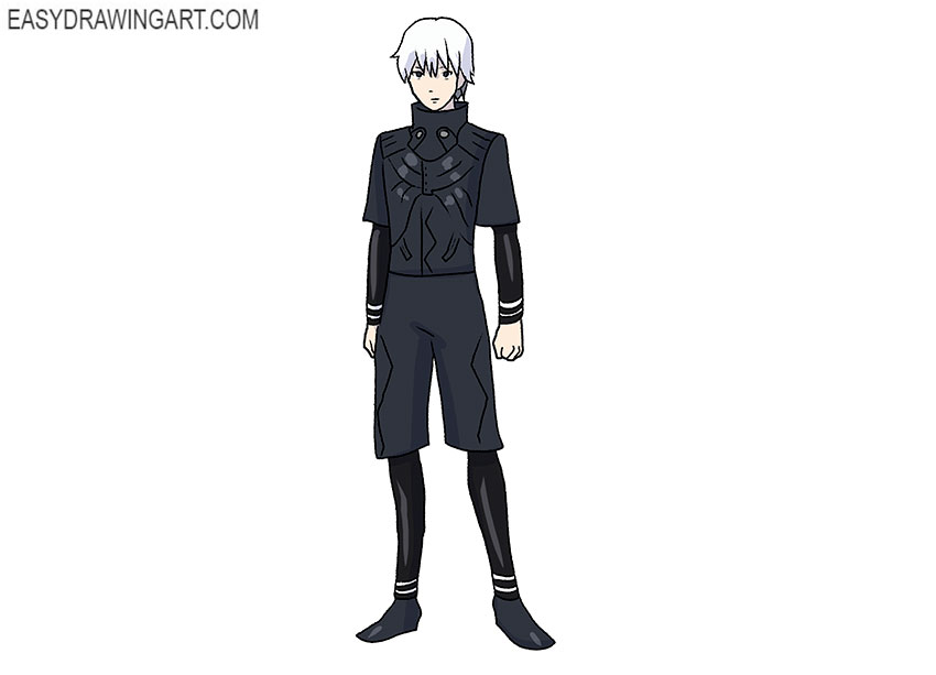  kaneki drawing for beginners