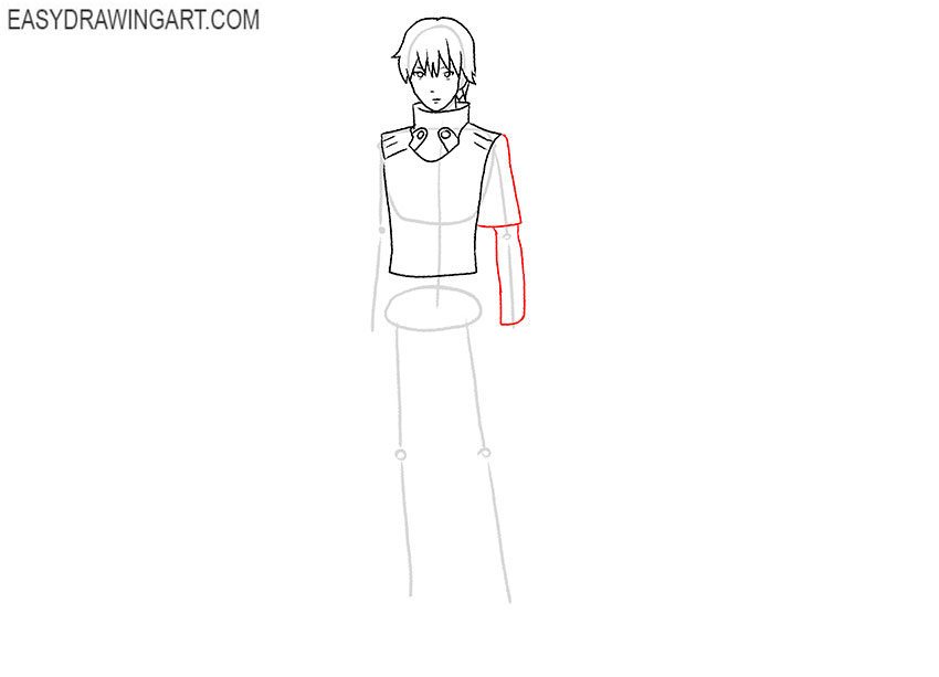 how to draw ken kaneki easy