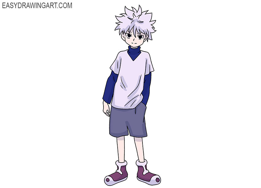 very easy Killua drawing