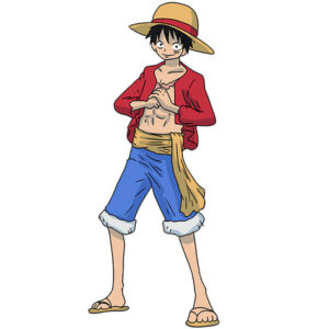 how to draw luffy