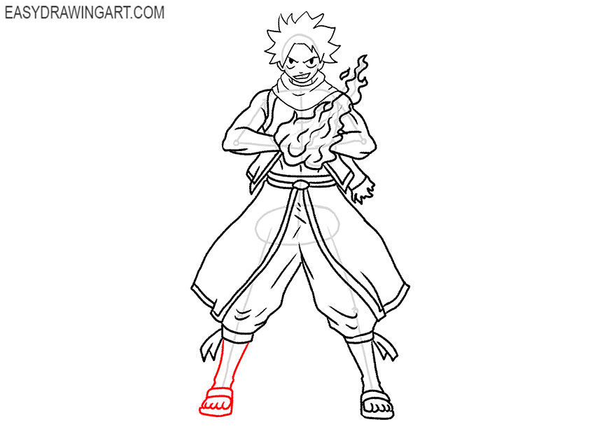 natsu cartoon drawing