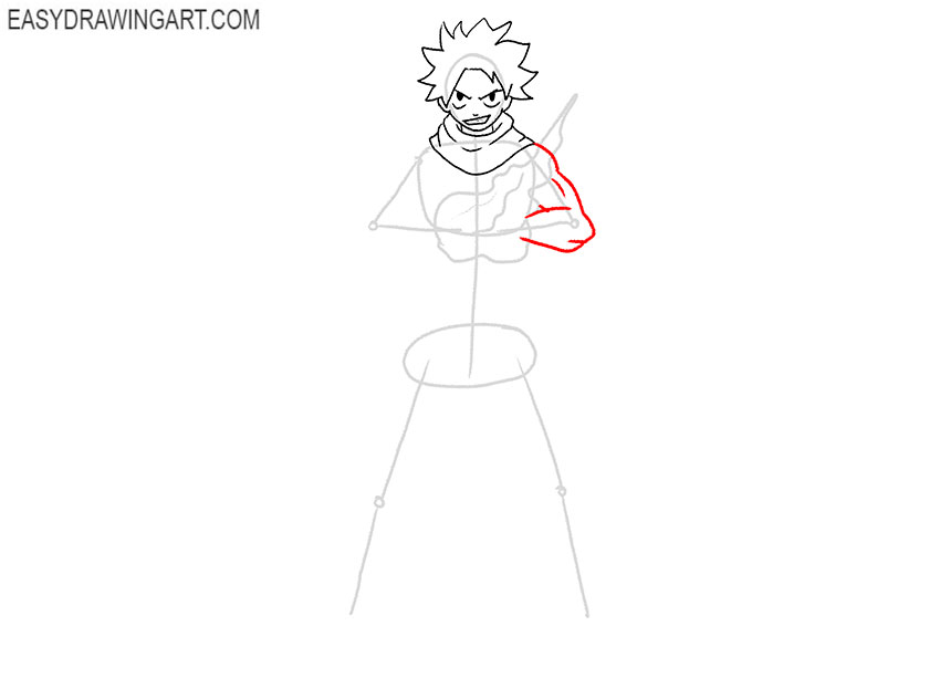 simple natsu drawing