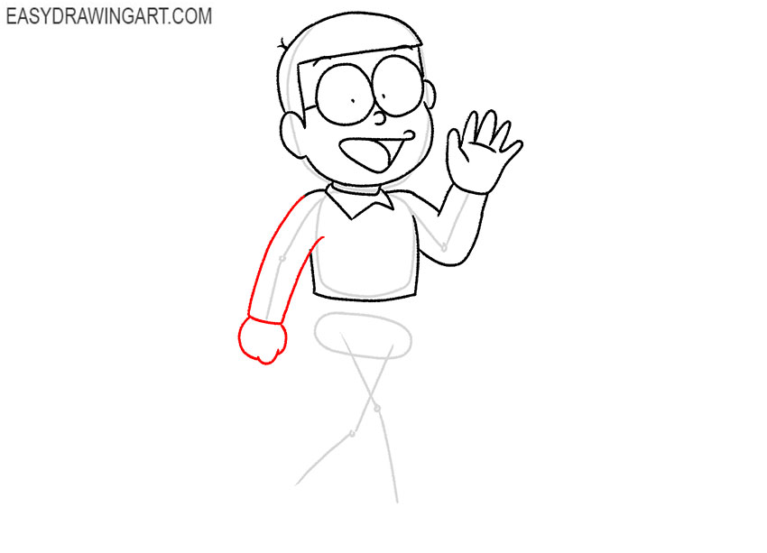 Nobita drawing guide