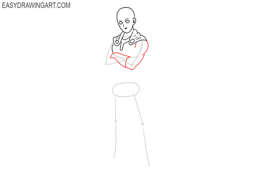 how to draw one punch man step by step