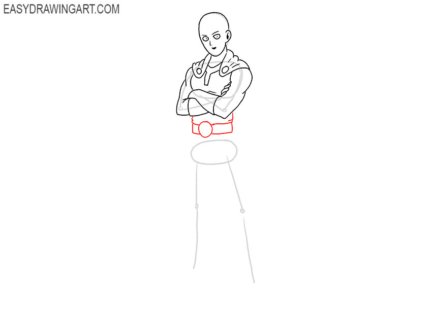 how to draw one punch man for beginners