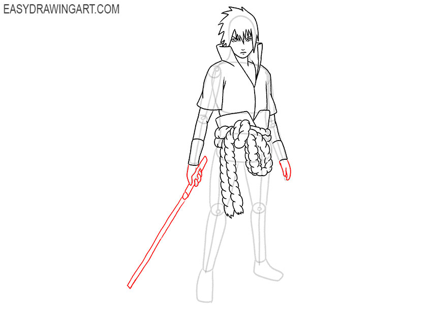 Sasuke drawing lesson
