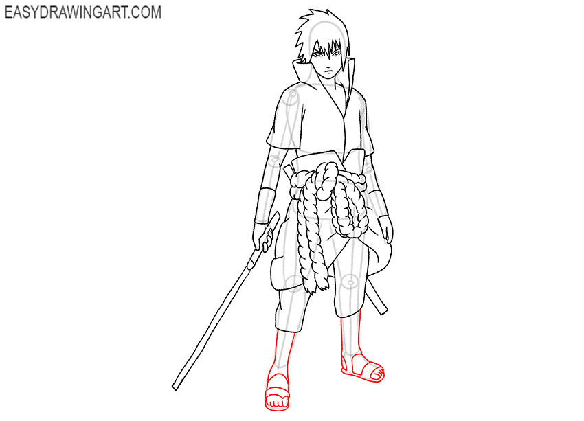 Sasuke drawing guide