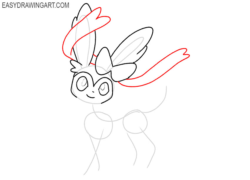 sylveon drawing lesson