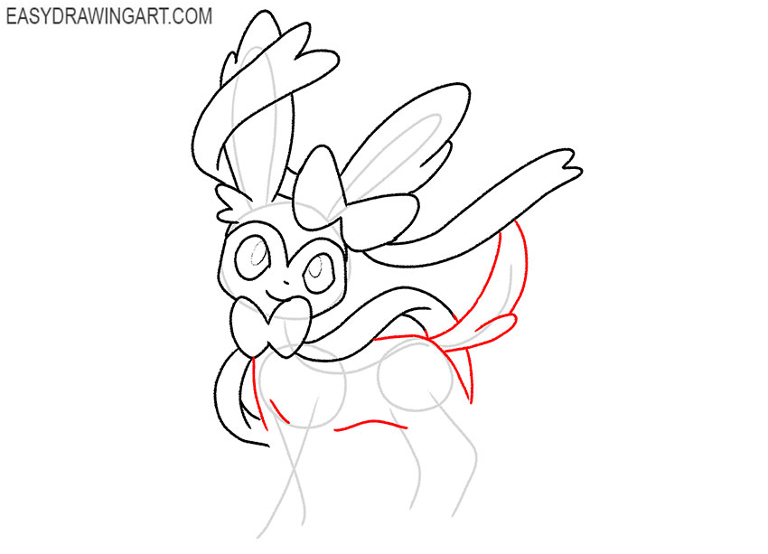 sylveon drawing guide