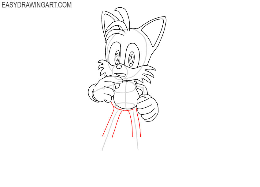 tails drawing guide