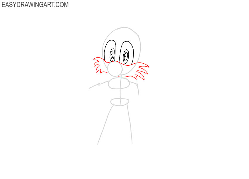how to draw tails from sonic