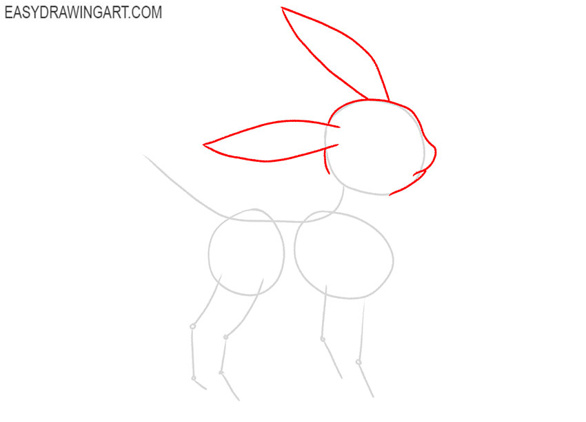 how to draw umbreon easy