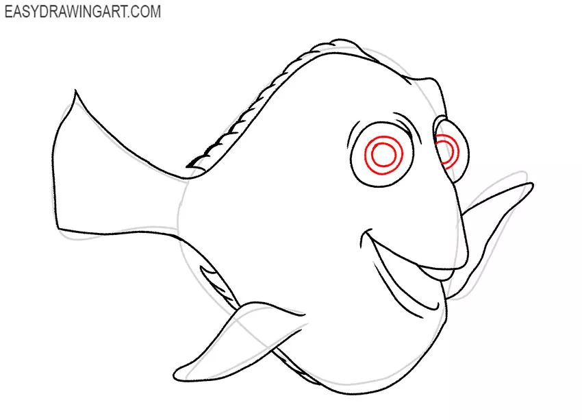 dory drawing easy