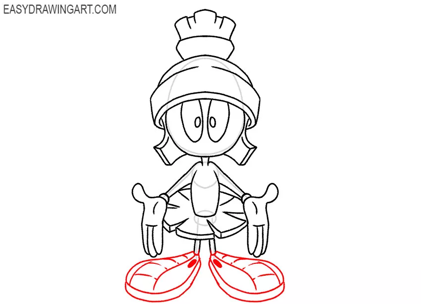marvin the martian drawing guide