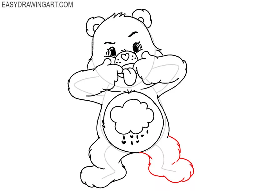 cute care bear drawing