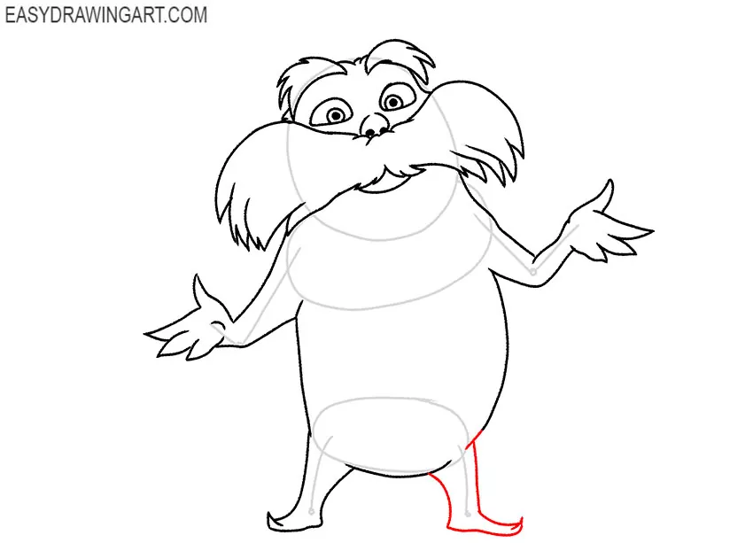 lorax drawing lesson