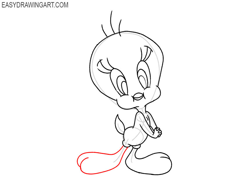 tweety drawing lesson
