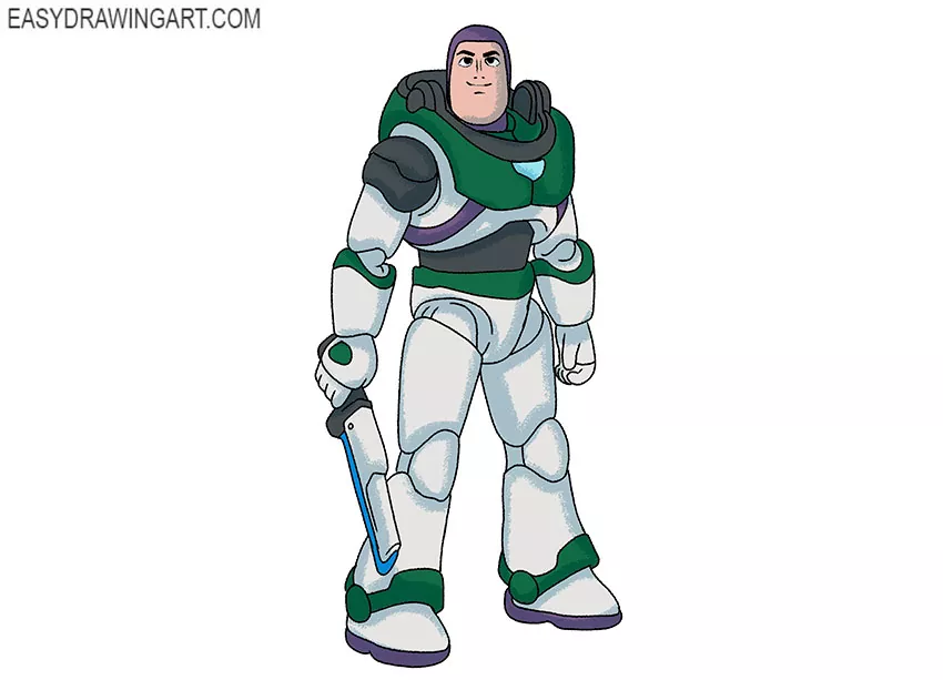  how to draw buzz lightyear for beginners