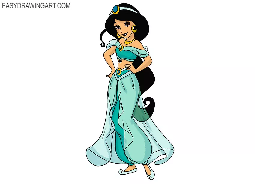 How to Draw Jasmine Easy Drawing Art