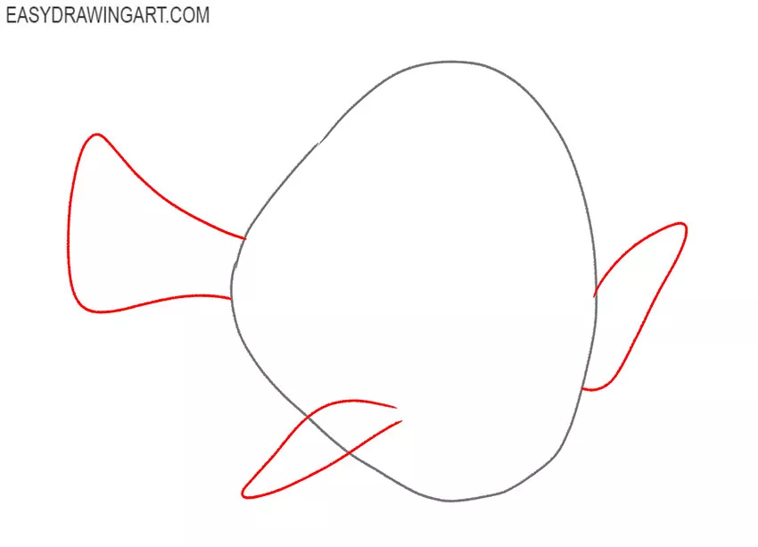how to draw dory the fish