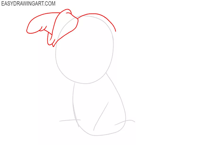 how to draw cartoon dumbo step by step