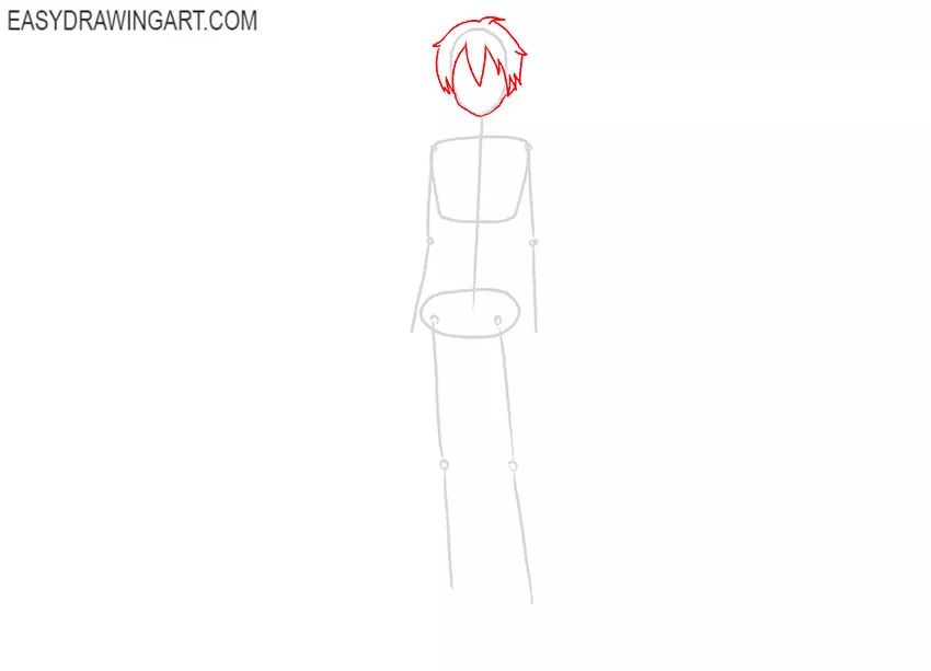 how to draw kirito easy