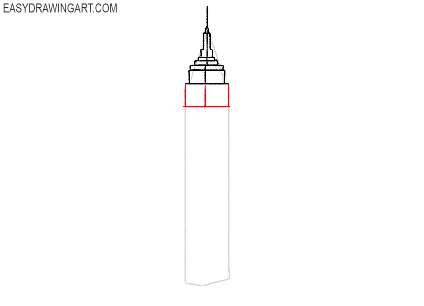empire state drawing easy
