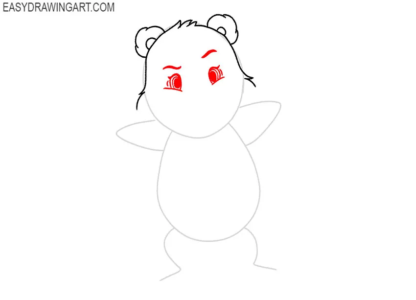 how to draw a care bear step by step