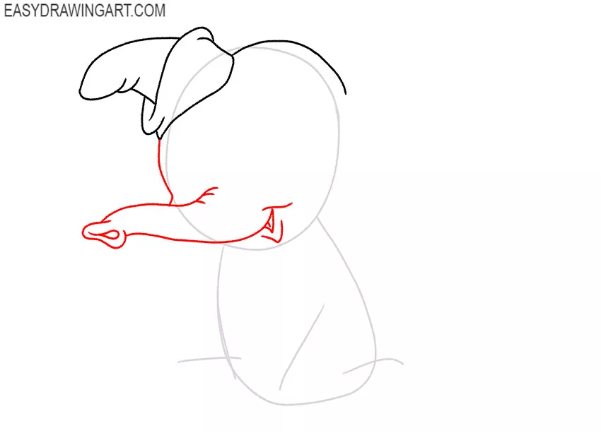 how to draw cute dumbo