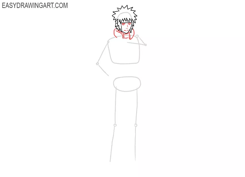 how to draw minato for beginners