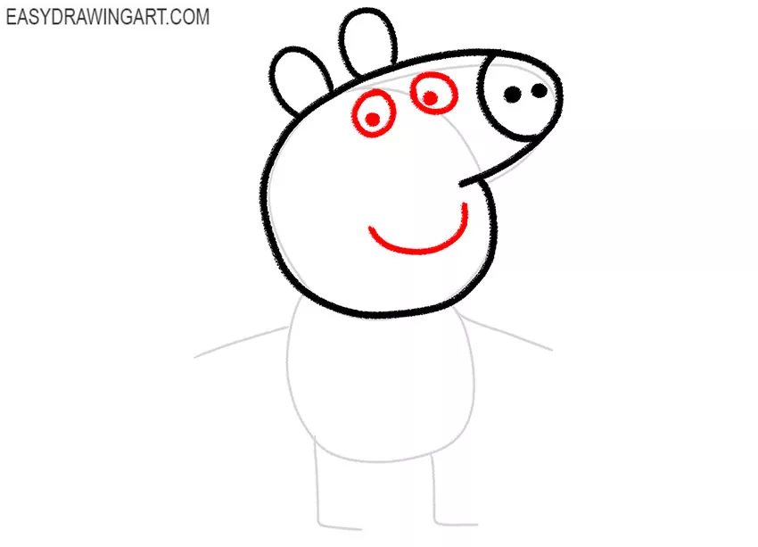 how to draw peppa pig art hub