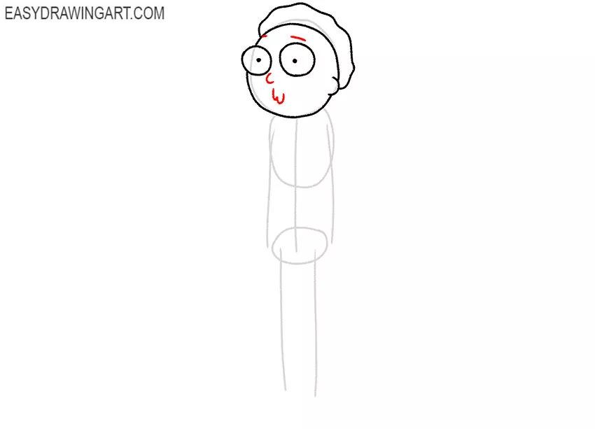 morty drawing easy