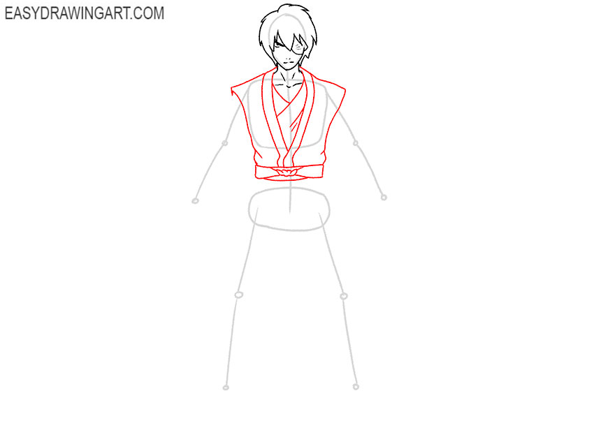how to draw zuko from avatar easy