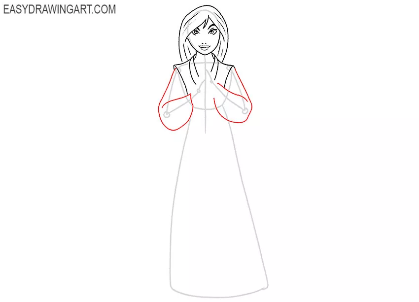 how to draw mulan draw so cute
