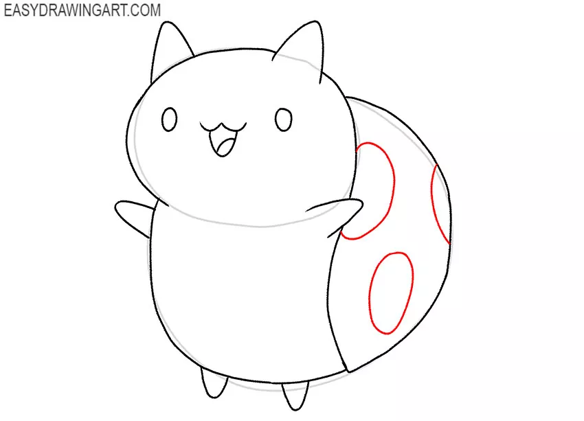 catbug drawing step by step