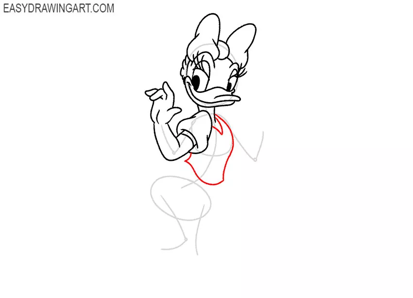 daisy duck drawing lesson