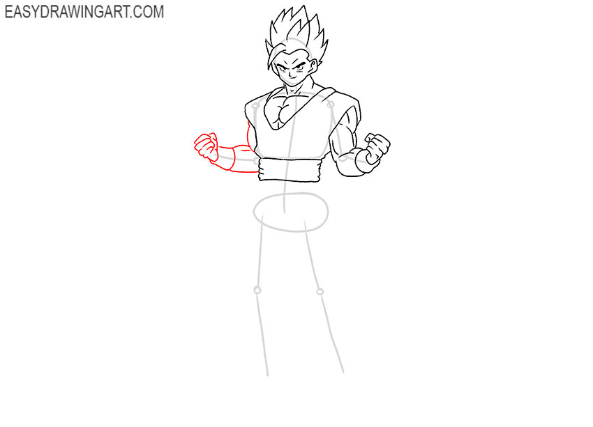 Goku Vegeta Drawing Super Saiyan Sketch, goku, angle, white, hand png |  PNGWing