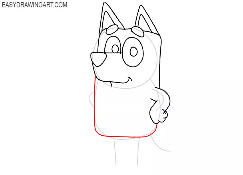 how to draw blue easy