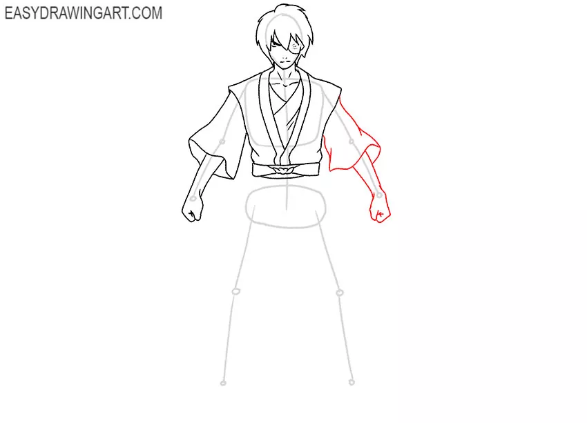 simple zuko drawing tutorial