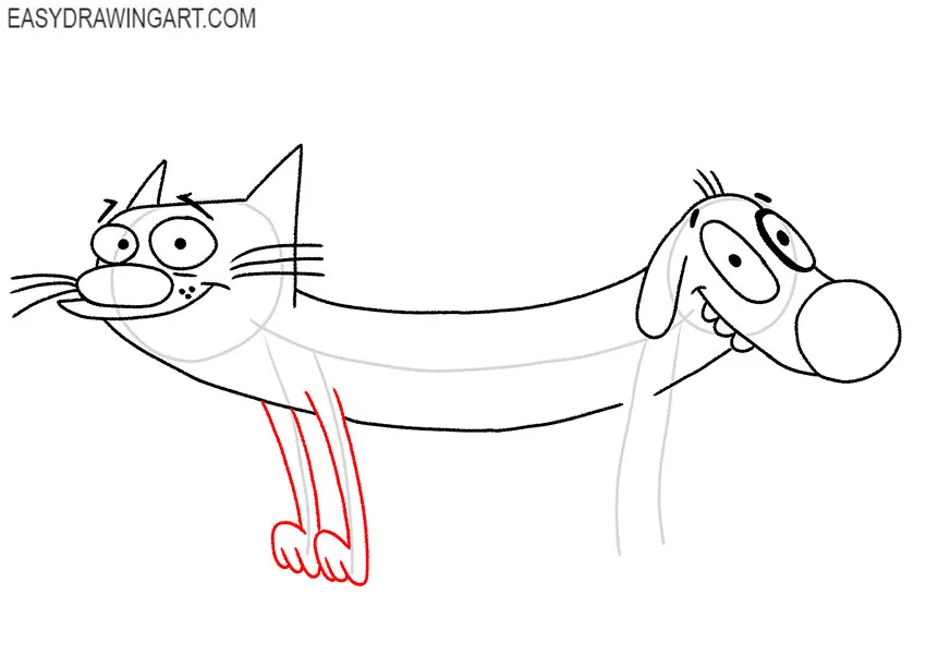 CatDog drawing lesson