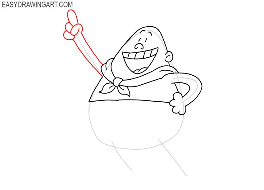 drawing of captain underpants
