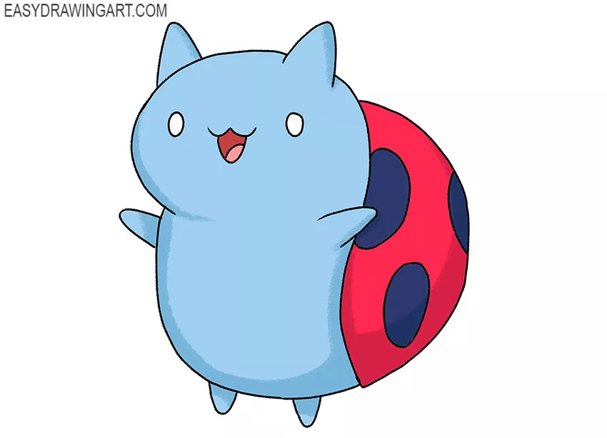 cartoon catbug drawing