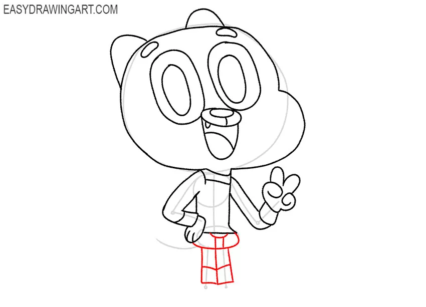 drawing gumball for beginners
