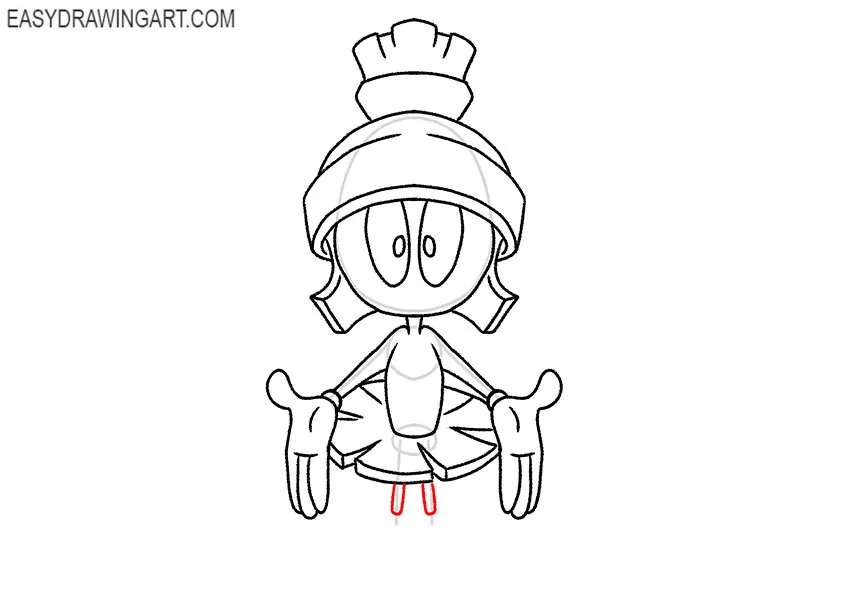 marvin the martian drawing lesson