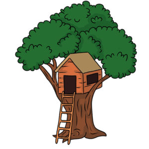 How to Draw a Treehouse